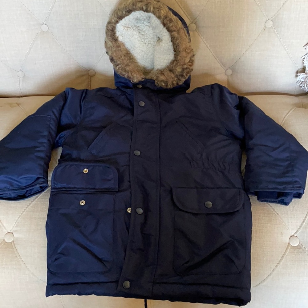 Boys Sherpa Parka Jacket